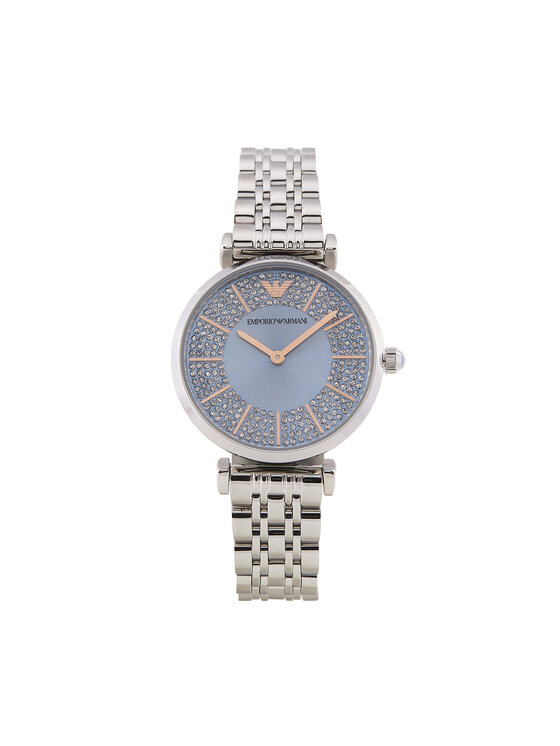 Emporio Armani Emporio Armani Ceas Gianni T-Bar AR11594 Argintiu