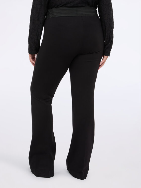 Fiorella Rubino Fiorella Rubino Spodnie materiałowe P710L002236N033 Czarny Flare Fit