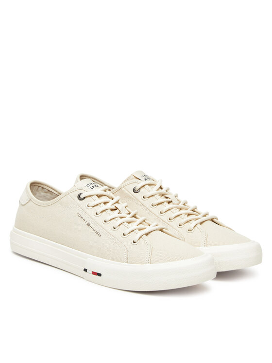 Tommy Hilfiger Tommy Hilfiger Tenisówki Hi Vulc Street Canvas FM0FM05515 Beżowy