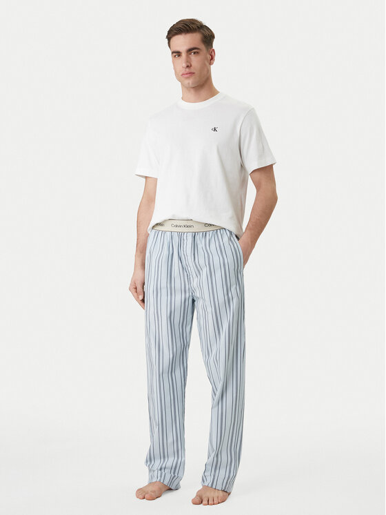Calvin Klein Underwear Calvin Klein Underwear Pantaloni pijama LV00NM2944 Albastru celest Regular Fit