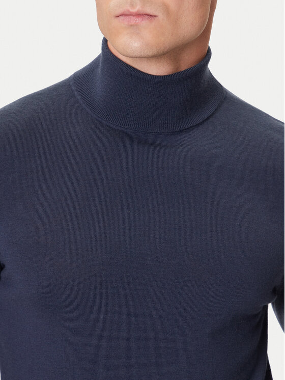 Marc O'Polo Denim Marc O'Polo Denim Rollkragenpullover 5000007221 Dunkelblau Regular Fit