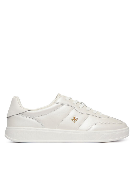 Tommy Hilfiger Tommy Hilfiger Sneakersy Th Heritage Shiny Sneaker FW0FW09179 Biela