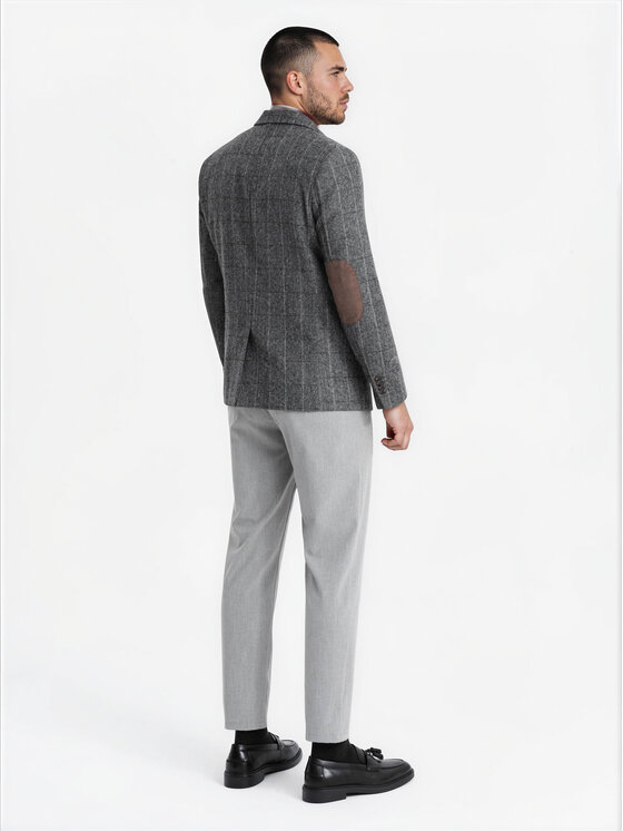 Ombre Ombre Sako M166 Šedá Regular Fit