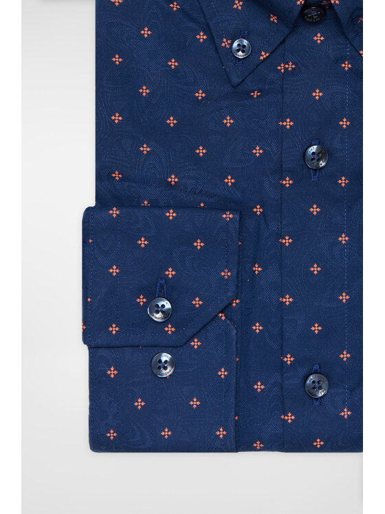 Próchnik Próchnik Koszula PM44 KO073224000041 Granatowy Slim Fit
