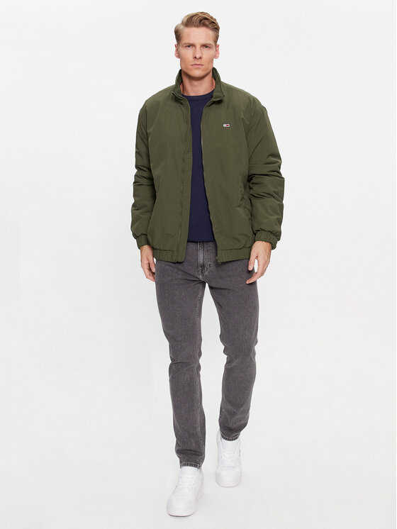Tommy Jeans Tommy Jeans Bomber Essential DM0DM17238 Zelena Relaxed Fit