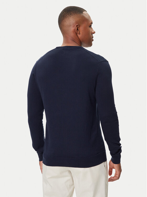 Polo Ralph Lauren Polo Ralph Lauren Megztinis Ls Sf Vn Pp 710670789004 Tamsiai mėlyna Slim Fit