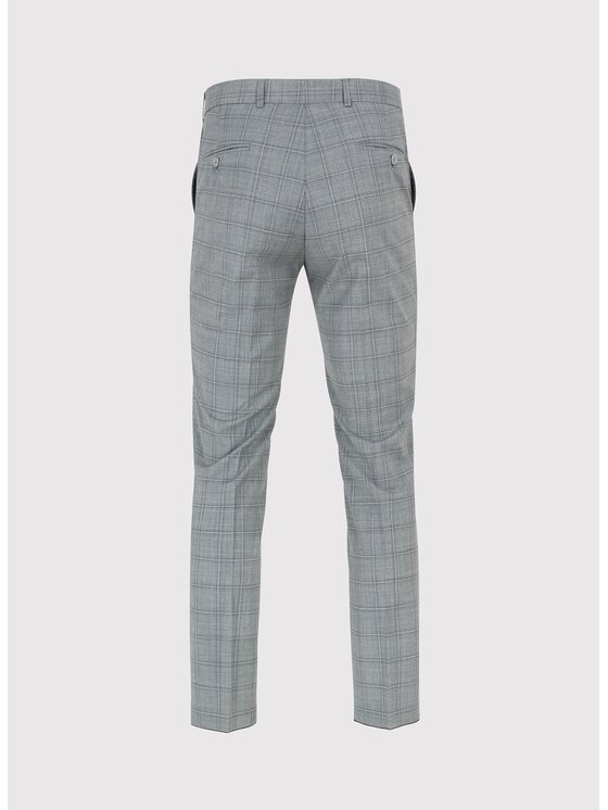 Pako Lorente Pako Lorente Spodnie garniturowe P24SF-6G-006 Szary Slim Fit