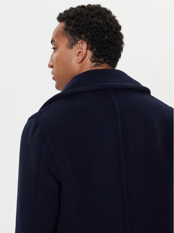 Paul&Shark Paul&Shark Wollmantel 15312361 Dunkelblau Regular Fit