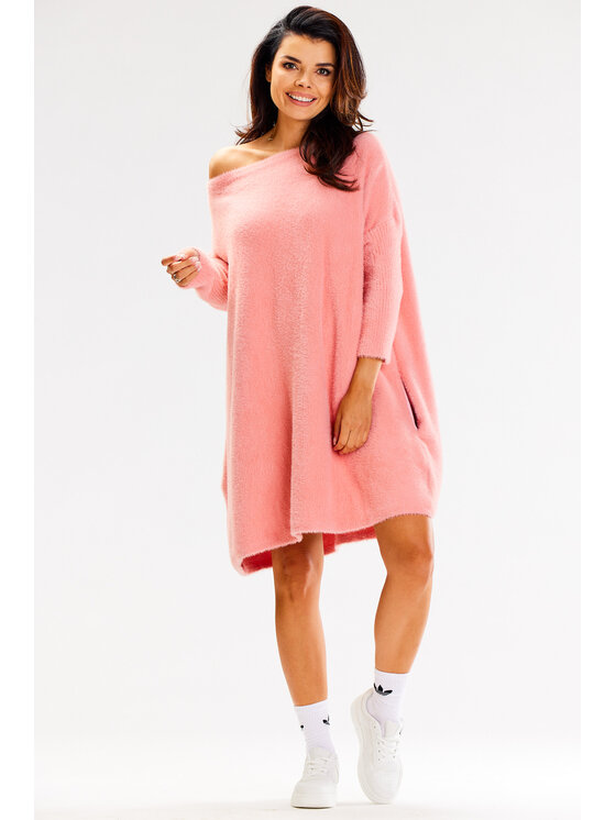Awama Awama Maglione A618 Rosa Basic Fit