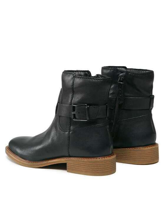 Clarks Clarks Μποτάκια Cologne Strap 261747714 Μαύρο
