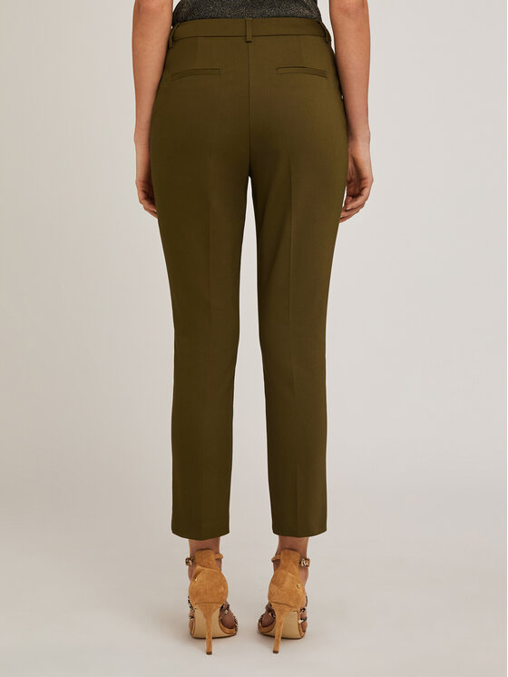 Motivi Motivi Pantaloni di tessuto P203Q103826N035 Verde Regular Fit