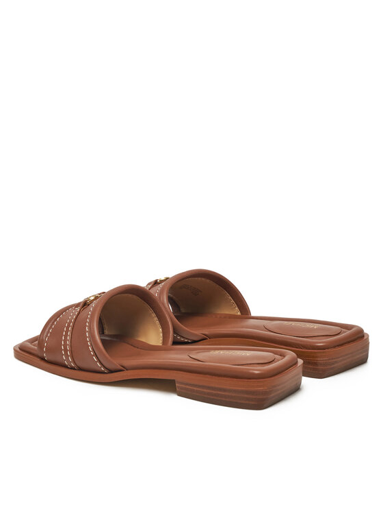 Michael Kors Michael Kors Παντόφλες Mandy Slide 40R5MAFS2L Καφέ