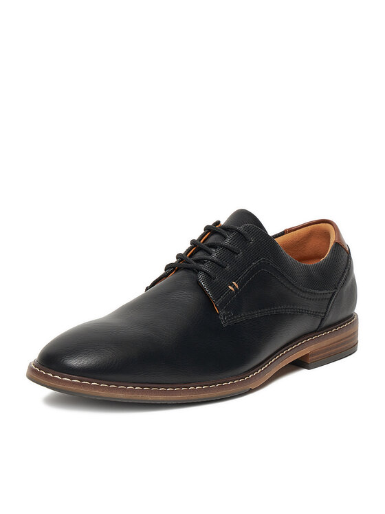 Lanetti Lanetti Halbschuhe CEO-1896 124AM Schwarz