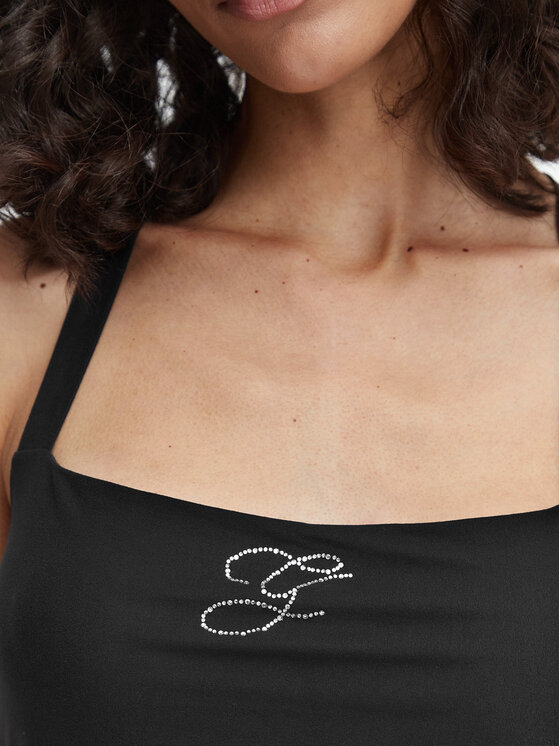 Guess Guess Top W6YP44 K4523 Černá Slim Fit