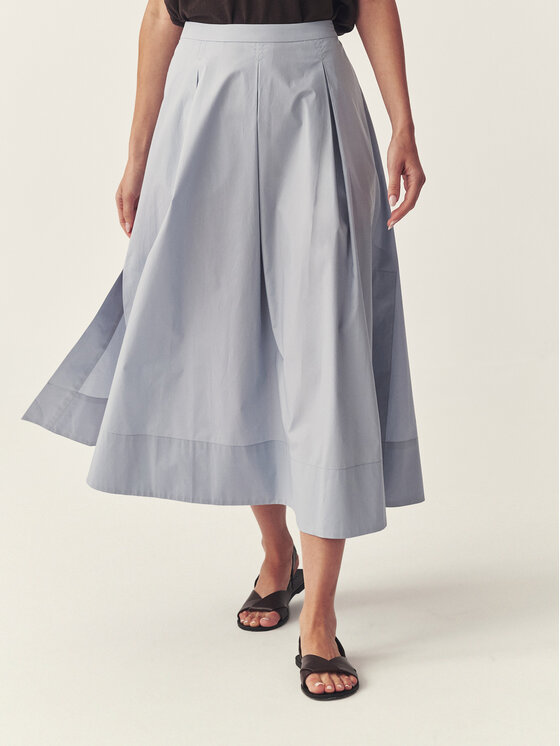 TATUUM TATUUM Spódnica midi KOPENTI Niebieski Flare Fit