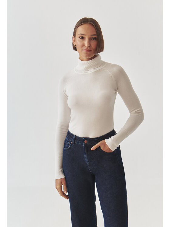 TATUUM TATUUM Svetr NEKOKI Krémová Fitted Fit