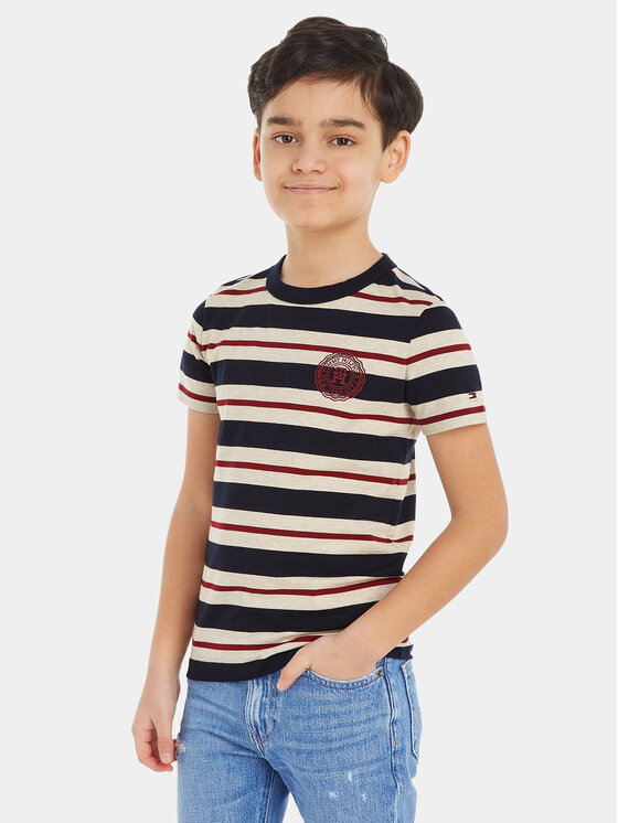Tommy Hilfiger Tricou KB0KB08581 Colorat Regular Fit
