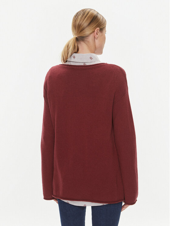Tommy Hilfiger Tommy Hilfiger Džemper WW0WW39890 Crvena Relaxed Fit
