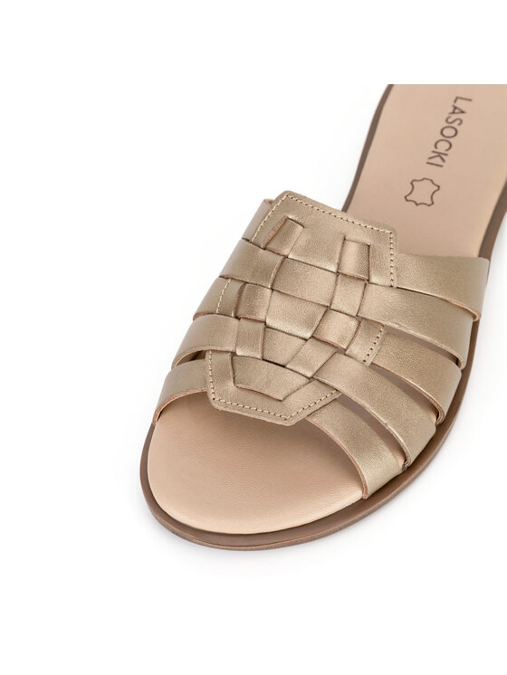 Lasocki Lasocki Natikače WI23-AGA-09 Zlatna