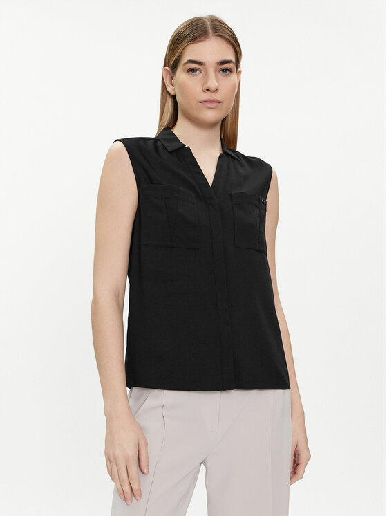 Calvin Klein Calvin Klein Srajca K20K207031 Črna Regular Fit