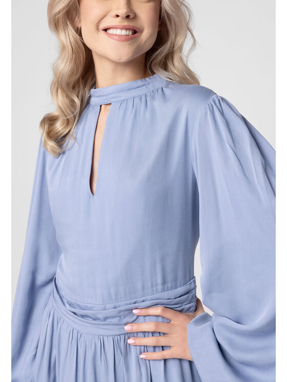 LAURELLA LAURELLA Letní šaty Laurella 4VA017801 Modrá Regular Fit