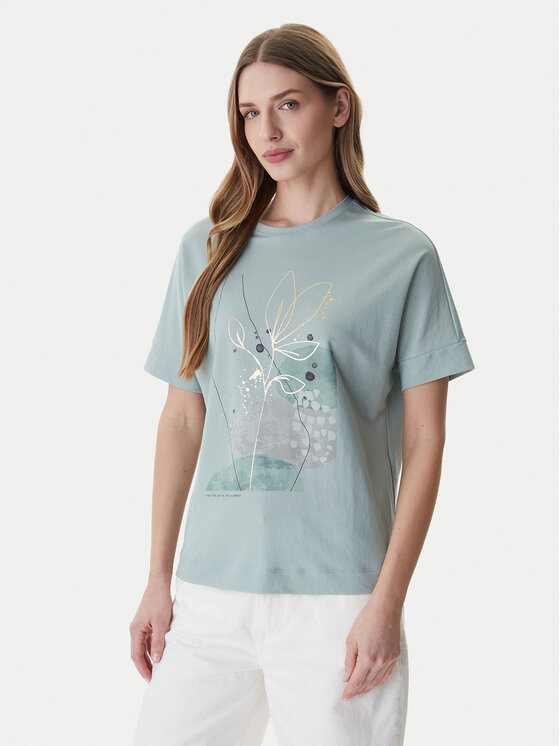 ONLY ONLY Tricou Jany 15356044 Verde Regular Fit