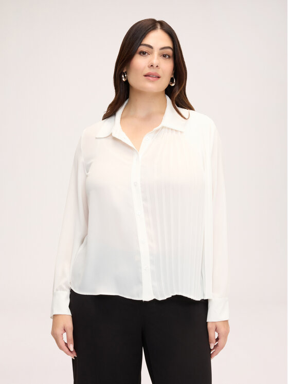 Fiorella Rubino Fiorella Rubino Koszula 500XT001677N011 Biały Regular Fit