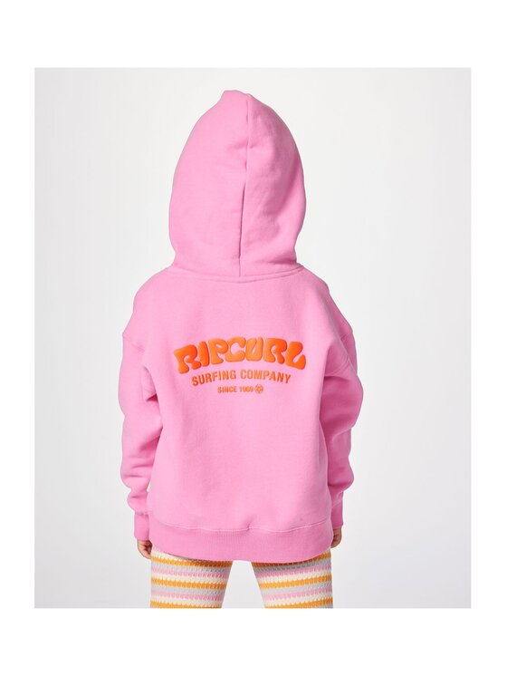 Rip Curl Rip Curl Bluza Surf Puff Heritage Hood-Girl Różowy Relaxed Fit