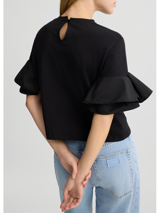 Liu Jo Liu Jo T-shirt CA5006J630822222 Nero Regular Fit