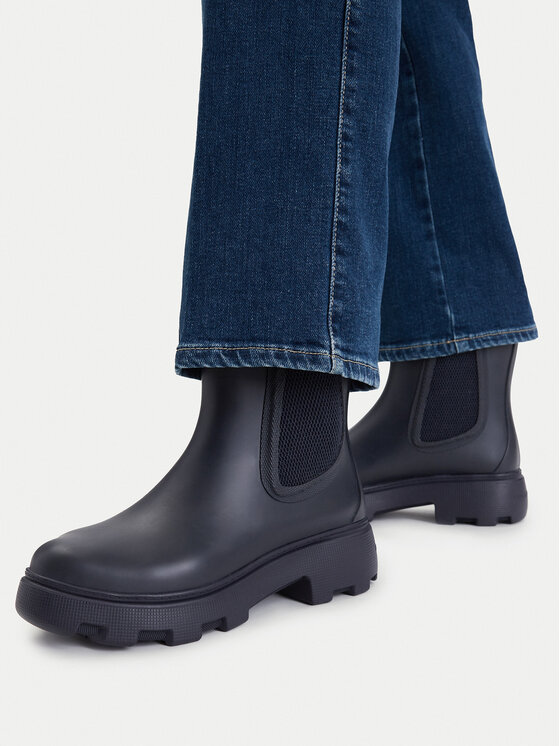 Tommy Hilfiger Guminiai batai Flag Cleated FW0FW09387 Tamsiai mėlyna