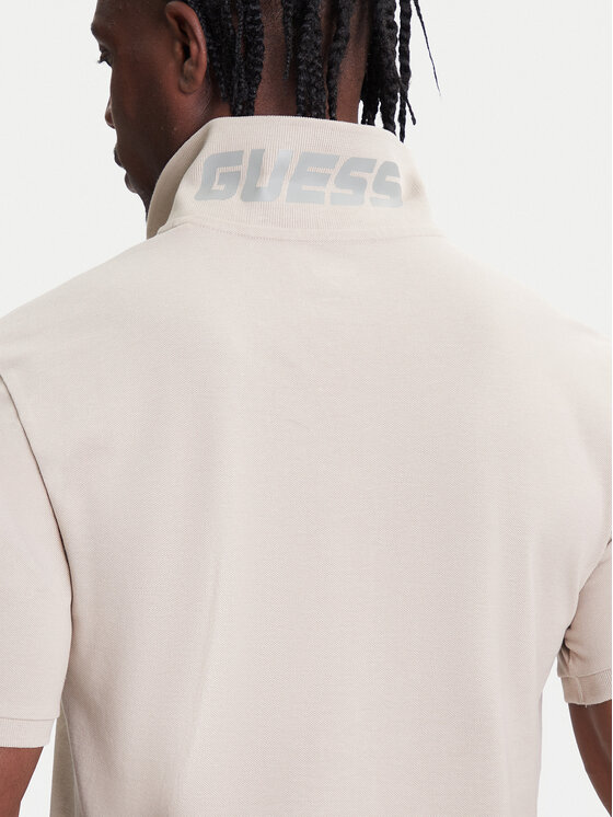 Guess Guess Polokošeľa Z5YP02 K9WF1 Béžová Regular Fit