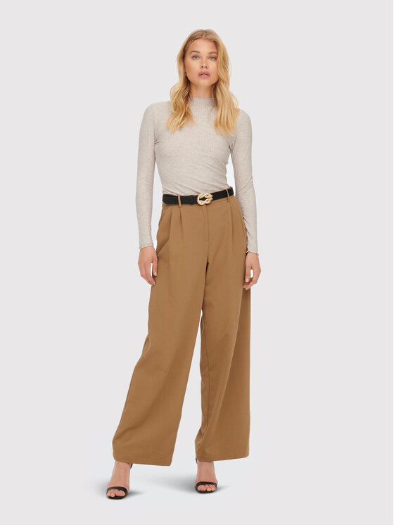 ONLY ONLY Блузка Emma 15180040 Бежевий Slim Fit