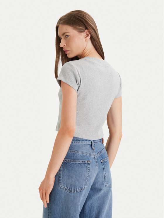 Calvin Klein Jeans Calvin Klein Jeans T-Shirt LV047AB802 Γκρι Regular Fit