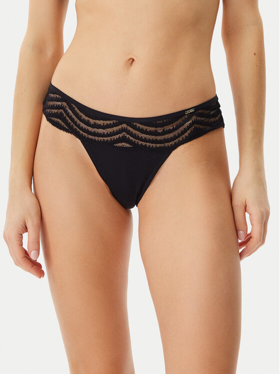 Női Tanga BOSS, Méret: M, Fekete, 50535129