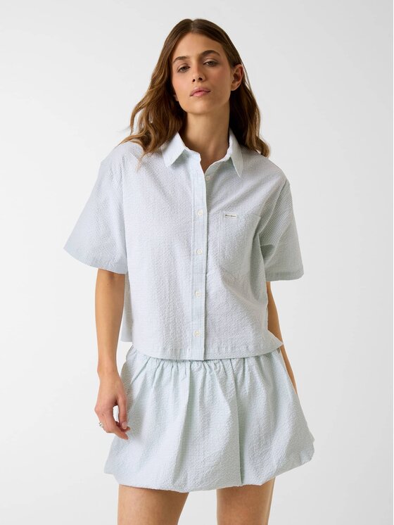 Guess Jeans Guess Jeans Top 181736 Zelená Classic Fit