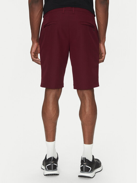 BOSS BOSS Pantaloncini di tessuto S_Commuter_10.5 inch 50540337 Bordeaux Slim Fit