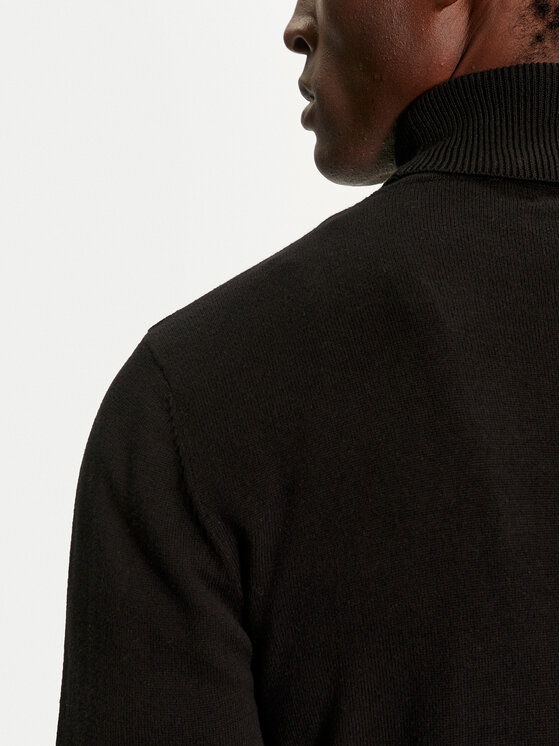 Brave Soul Brave Soul Rollkragenpullover MK-230HUME01 Schwarz Regular Fit