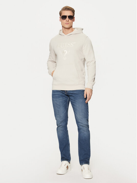 Guess Guess Džemperis M5RQ36 KCN01 Pilka Regular Fit