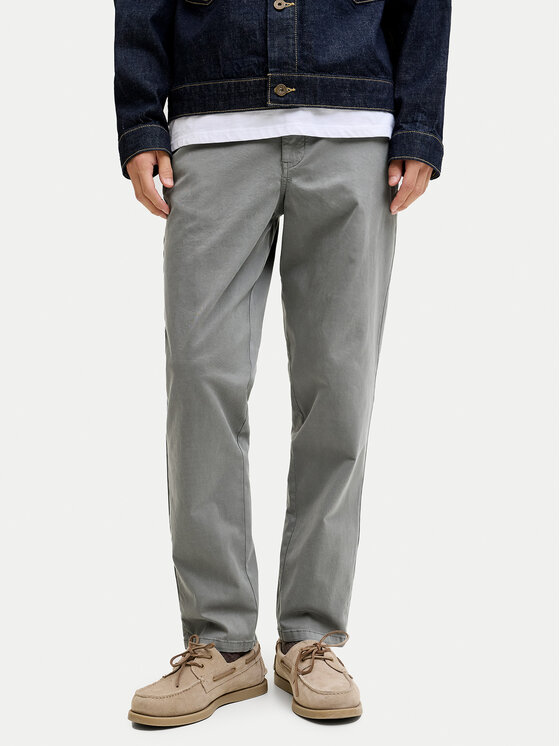Jack & Jones Pantaloni chino Lie Vance 12292970 Gri Regular Fit