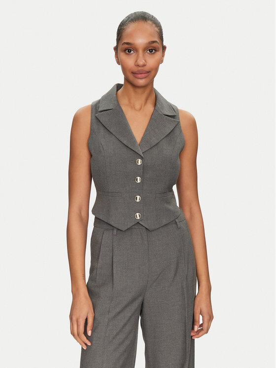 Morgan Morgan Gilet 251-CJANA.F Grigio Slim Fit