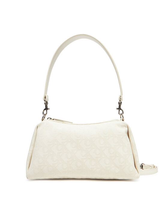 Calvin Klein Jeans Calvin Klein Jeans Ročna torba Ckj Monogram Drop Sm Shoulder Ba LV04K3142G Écru