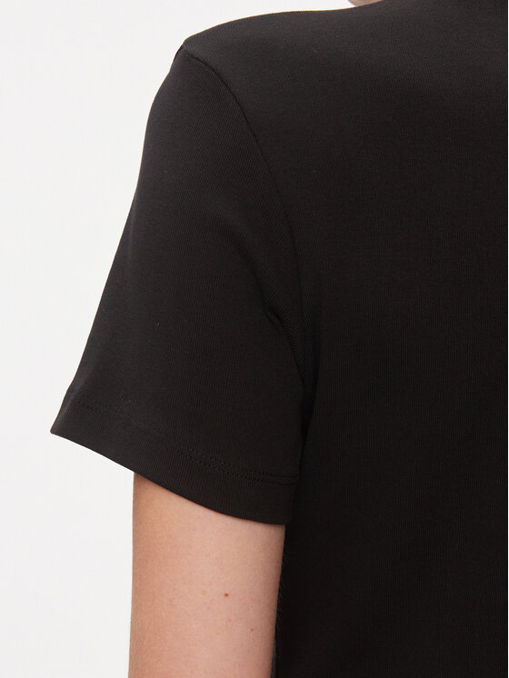 Tommy Hilfiger Tommy Hilfiger Тишърт New Cody WW0WW40586 Черен Slim Fit