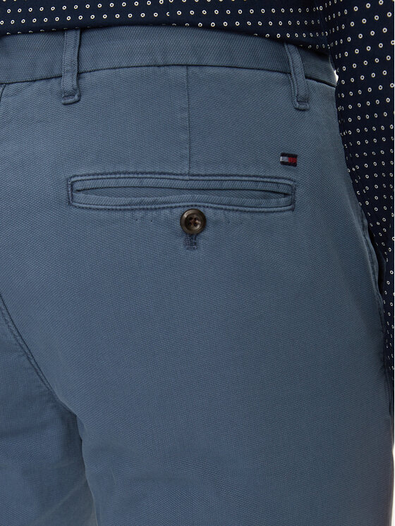 Tommy Hilfiger Tommy Hilfiger Chino kalhoty Bleecker MW0MW33910 Modrá Slim Fit