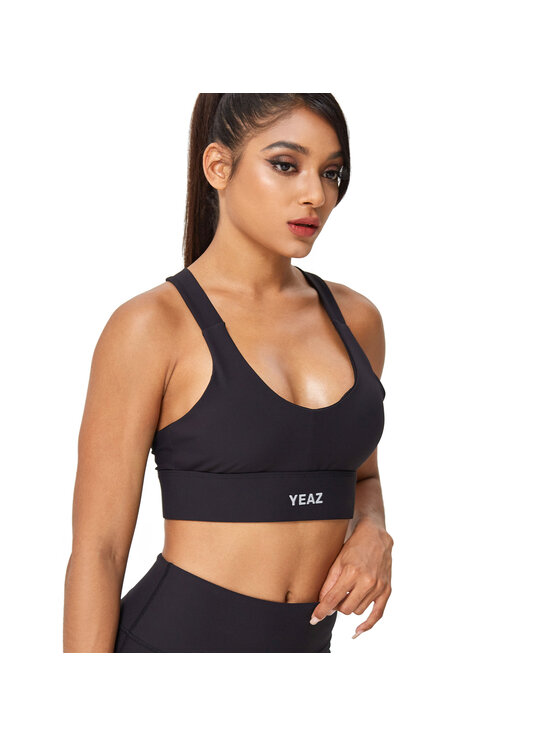 Yeaz Yeaz Top VIBRANT Czarny Slim Fit