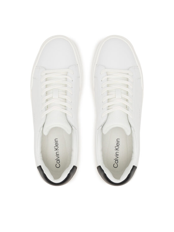 Calvin Klein Calvin Klein Sneakersy Chunky Cupsole Laceup Lth YM0YM01344 Biały