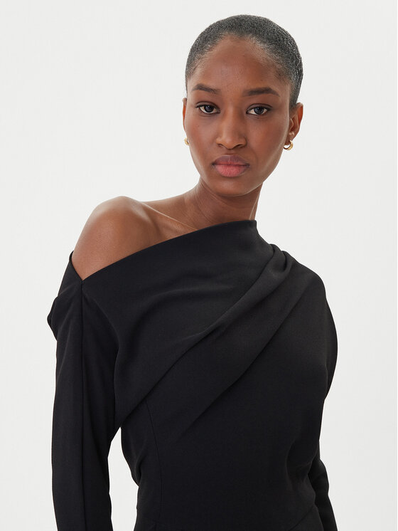 Eleh Eleh Abendkleid EFW250188 Schwarz Regular Fit