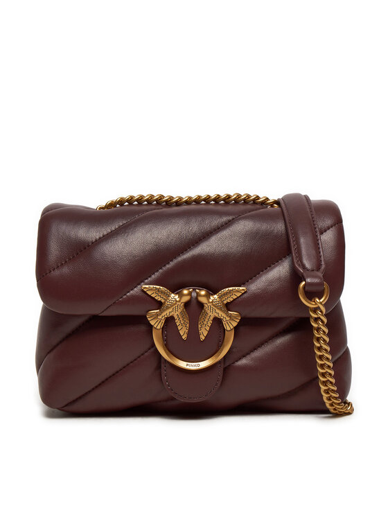 Geantă PINKO Love Puff Mini Cl AI 24-25 PLTT 100039 A0F2 Maro