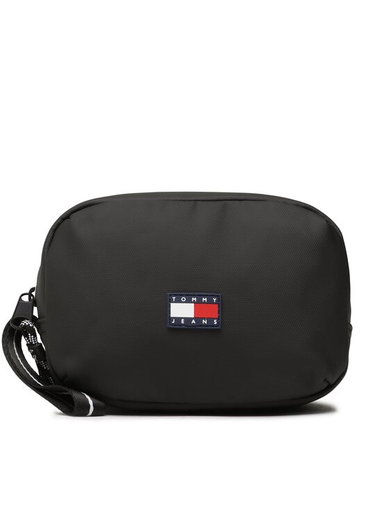 Tommy Jeans Kozmetični Kovček Tjm Funcion Washbag AM0AM10636 Črna