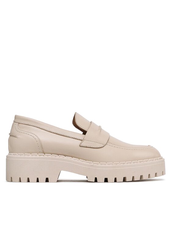GINO ROSSI Gino Rossi Loafersy ELISA-23251 Béžová
