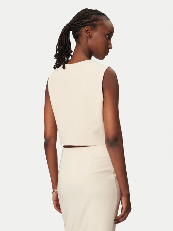 Rinascimento Rinascimento Ülikonna vest CFC0128644003 Beež Regular Fit